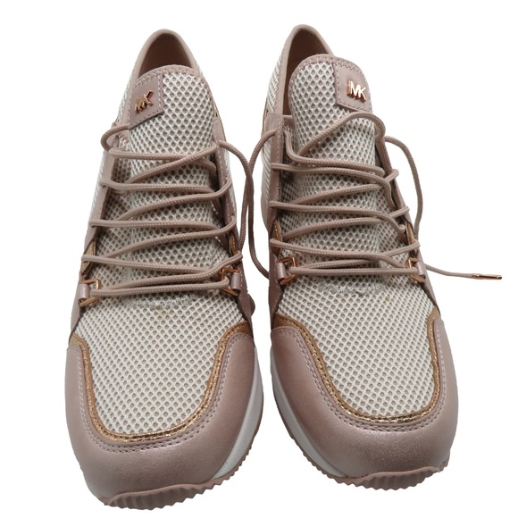 Michael Kors SCOUT Trainer Leather & Mesh Sneaker - Picture 3 of 7